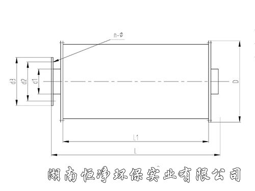 CP型柴油机排气消声器